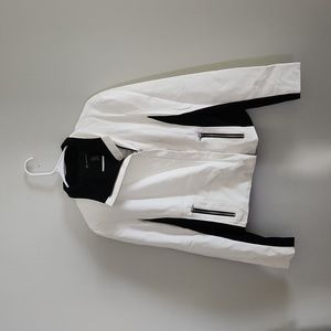 Vegan leather motorcycle style jacket